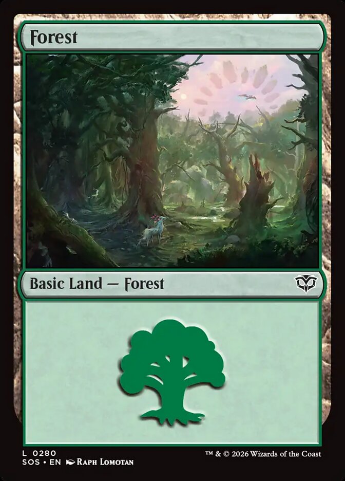 Forest - Secrets of Strixhaven #280