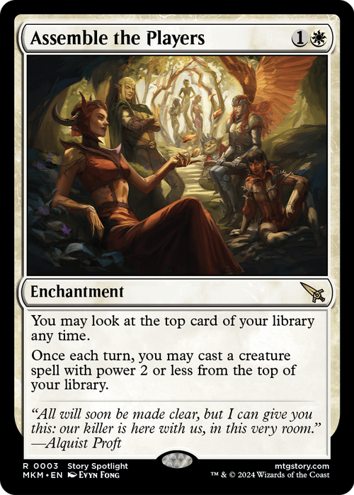 Assemble the Players - Murders at Karlov Manor MTG card