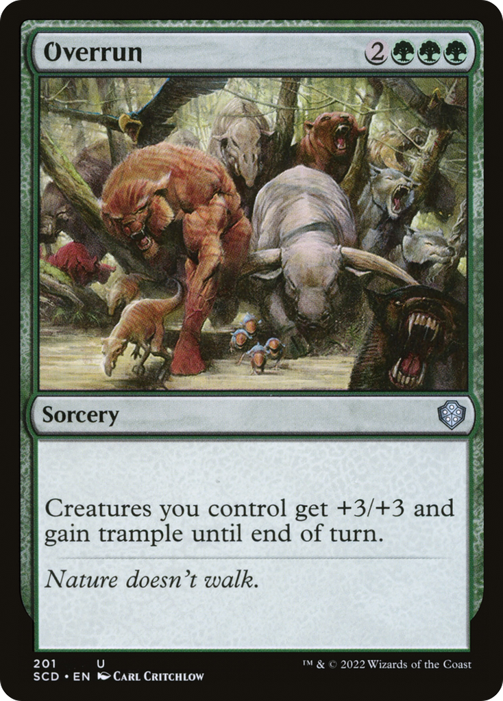 Overrun - Starter Commander Decks #201