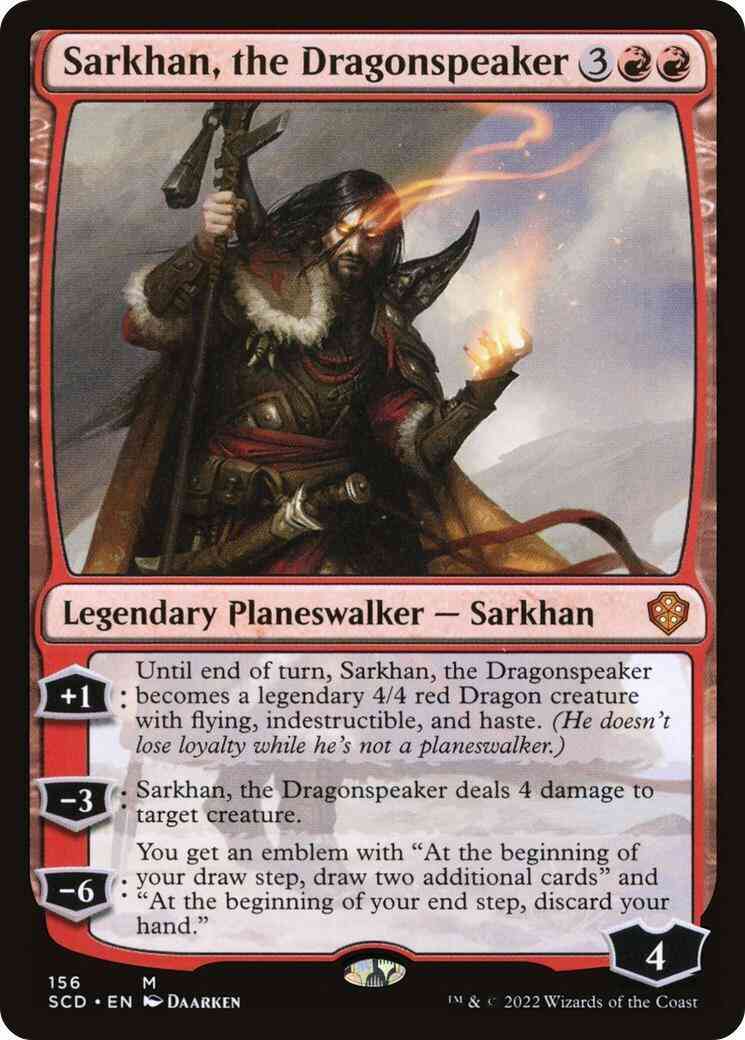 Sarkhan, the Dragonspeaker - Starter Commander Decks (SCD) #156 - Standard