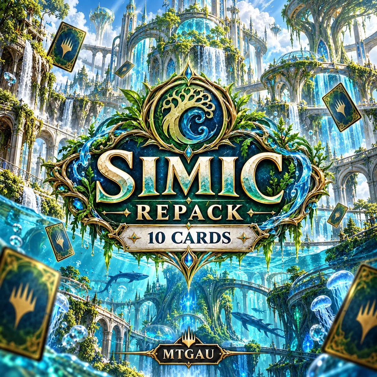 Simic (Green-Blue) Repack - 10 Cards